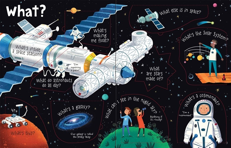 Lift-the-flap Questions and Answers: about Space