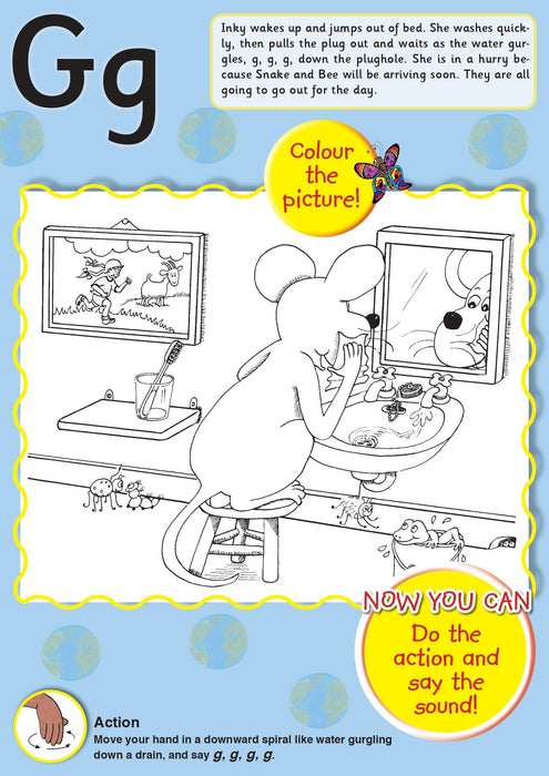 Jolly Phonics Activity Book 3 (in print letters) [JL71X]