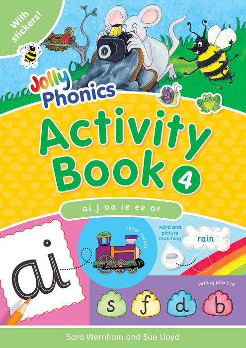 Jolly Phonics Activity Book 4 (in print letters) [JL728]