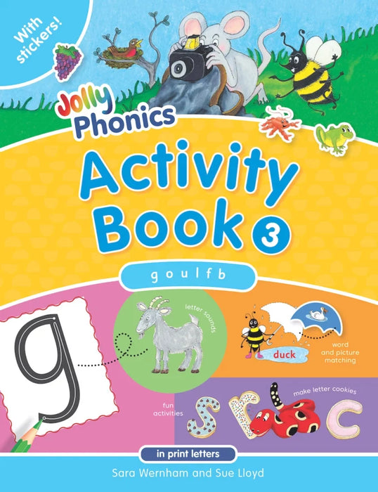 Jolly Phonics Activity Book 3 (in print letters) [JL71X]