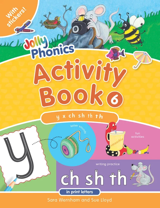 Jolly Phonics Activity Book 6 (in print letters) [JL744]