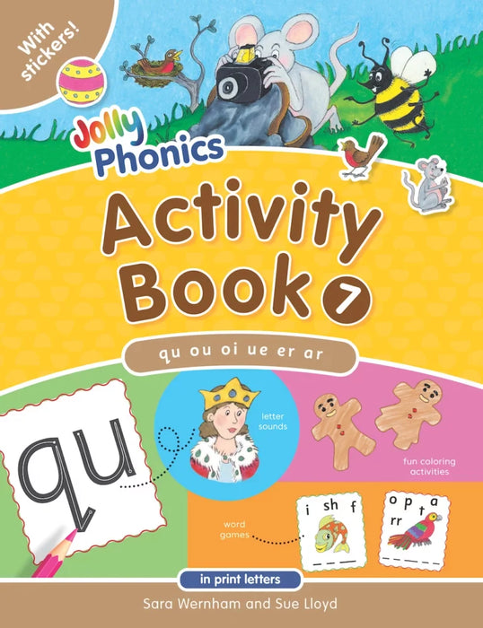 Jolly Phonics Activity Book 7 (in print letters) [JL752]