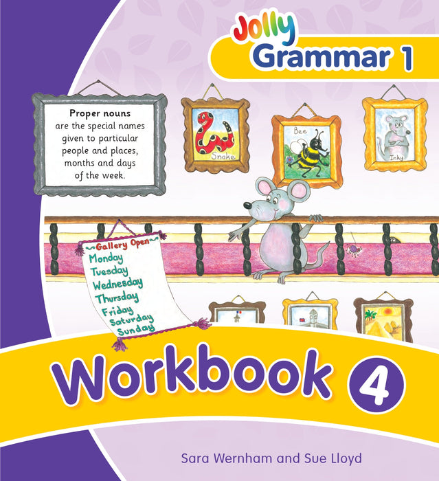 Jolly Phonics Grammar 1 Workbook 4 (in print letters) [JL674]