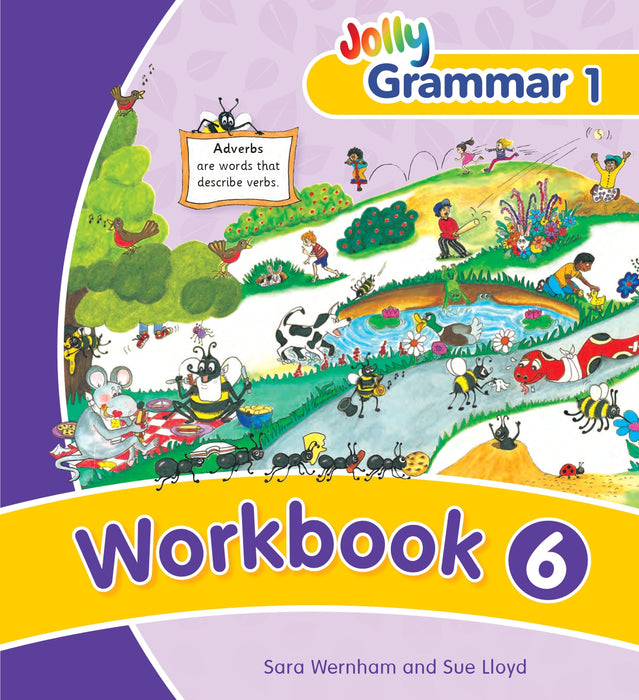 Jolly Phonics Grammar 1 Workbook 6 (in print letters) [JL690]