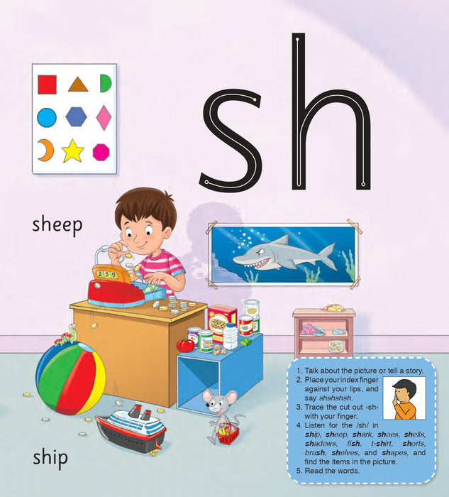 Finger Phonics Book 6 (in print letters) [JL6642]