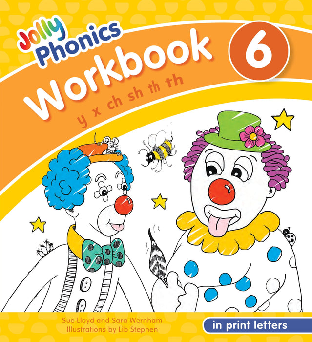 Jolly Phonics Workbook 6 (in print letters) [JL6802]