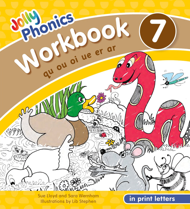 Jolly Phonics Workbook 7 (in print letters) [JL6819]