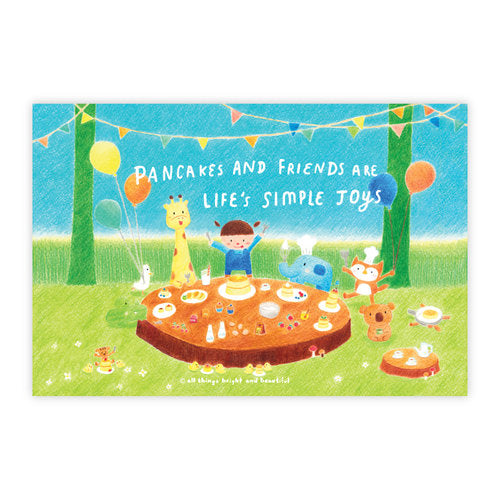 Fluffiest Pancake Postcard 鬆軟‪烤餅‬明信片