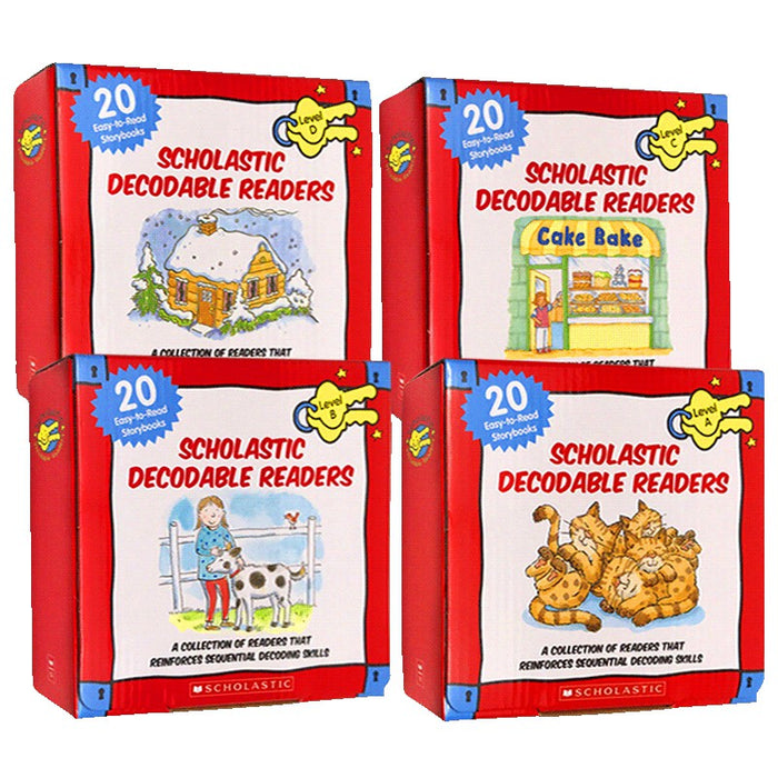 Scholastic Decodable Readers Level A-D with Storyplus (Audio)