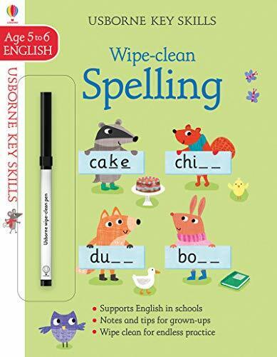 Usborne Key Skills Age 5 to 6 Introductory Pack Wipe-Clean (4 Books with 1 pen)