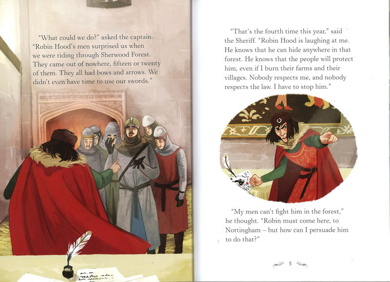 Usborne English Reader Level 2: Robin Hood and the Silver Arrow