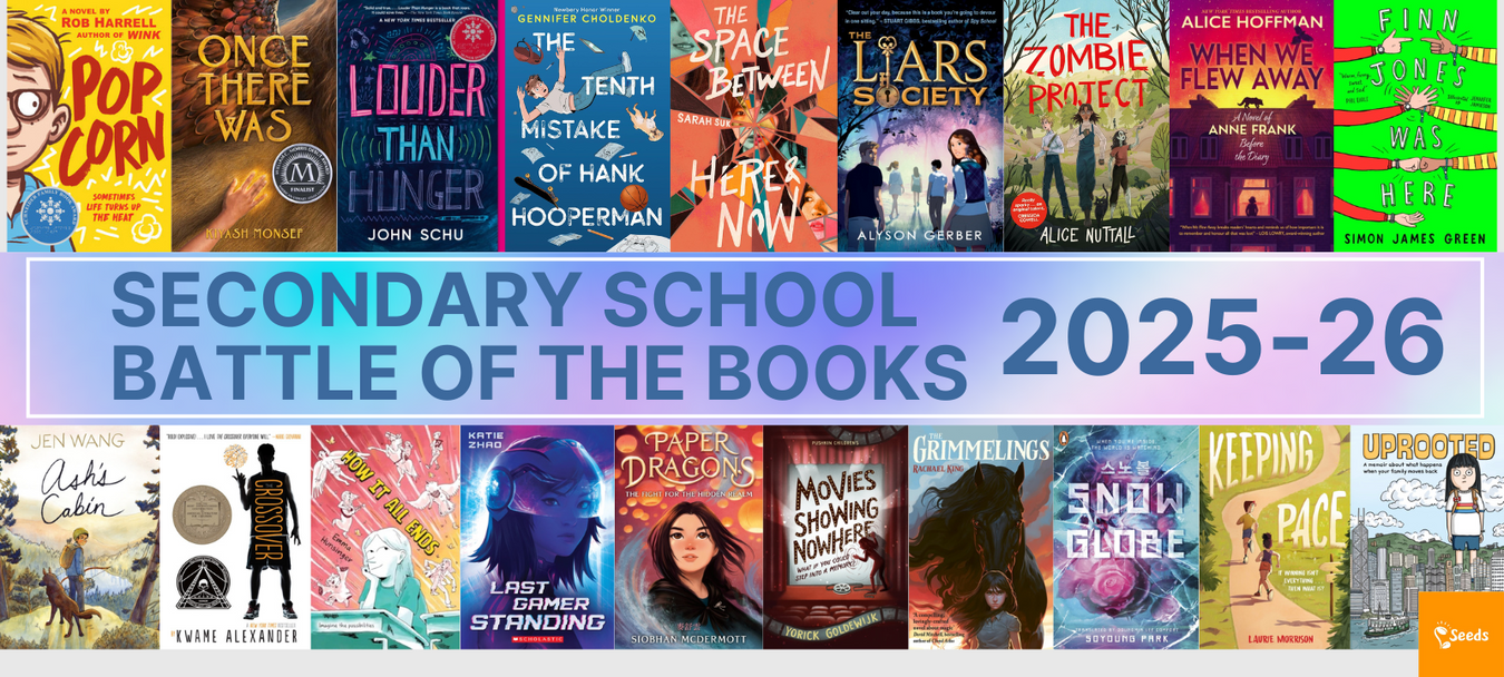SECONDARY SCHOOL BATTLE OF THE BOOKS 2025-2026