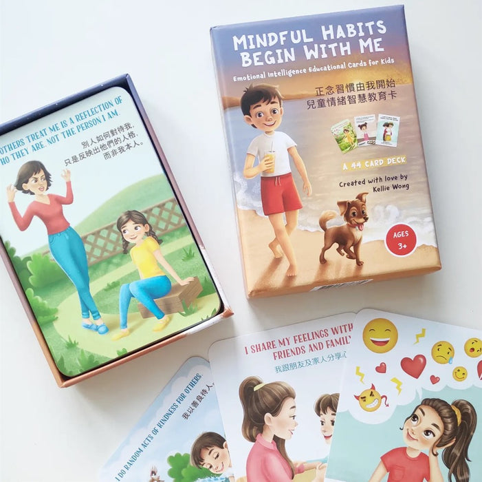Mindful Habits Begin with Me: Emotional Intelligence Cards by COMPASSION CULTURE