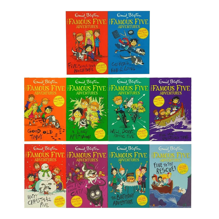 The Famous Five Colour Short Stories collection (10 books)