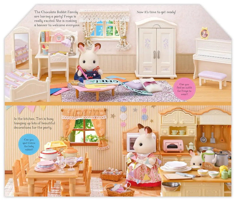 Sylvanian Families: Freya's Perfect Party: A Lift-the-Flap Story