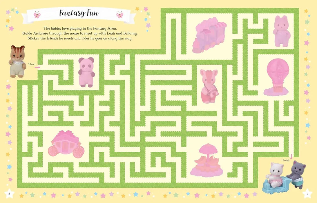 Sylvanian Families: A Day in Sylvanian Land Sticker Book : An official Sylvanian Families sticker activity book, with over 300 stickers!