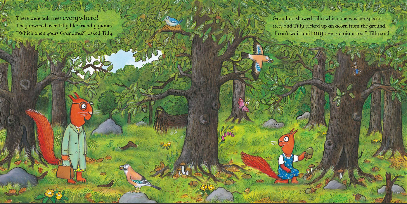 Axel Scheffler's National Trust Planting Books: Butterfly Garden, Radish, Sunflower, Tree