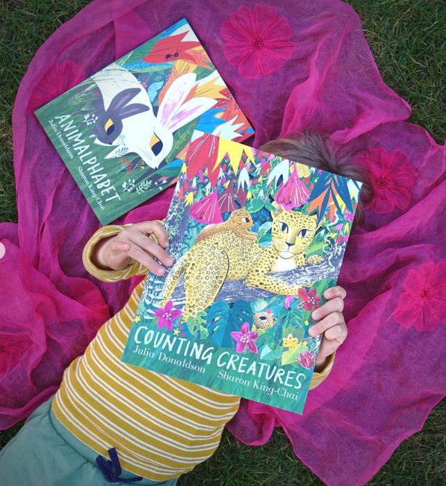 Julia Donaldson 3 Books Gift Set (Animalphabet + Counting Creatures + Colours, Colours Everywhere)