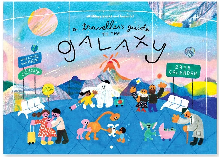 2026 Wall Calendar // A Traveller’s Guide To The Galaxy