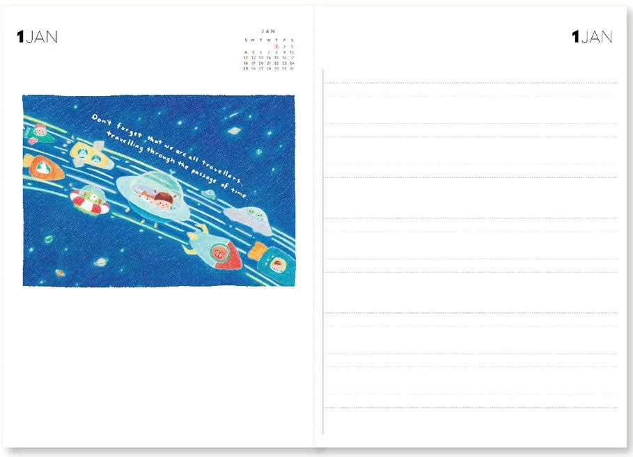 2026 Planner // A Traveller’s Guide To The Galaxy