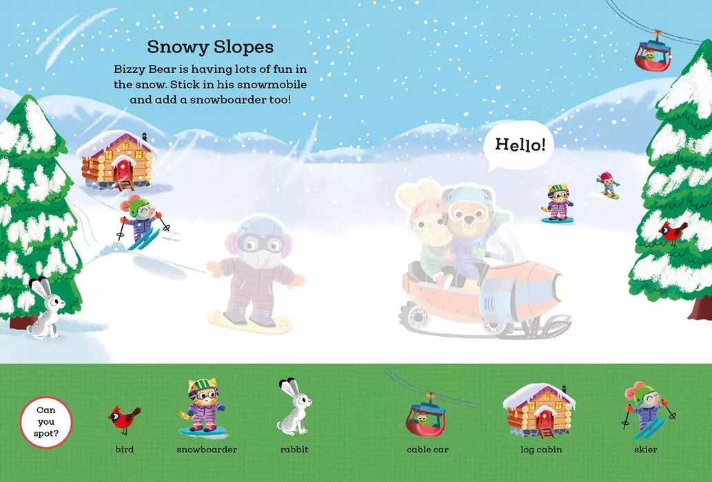 Bizzy Bear: My First Sticker Book: Christmas Time