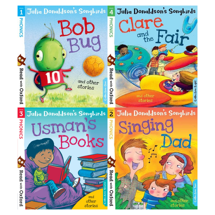 Read with Oxford: Julia Donaldson’s Songbirds (4 Books Collection)