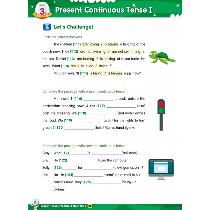 English Tenses Practice & Quiz 1000  2B