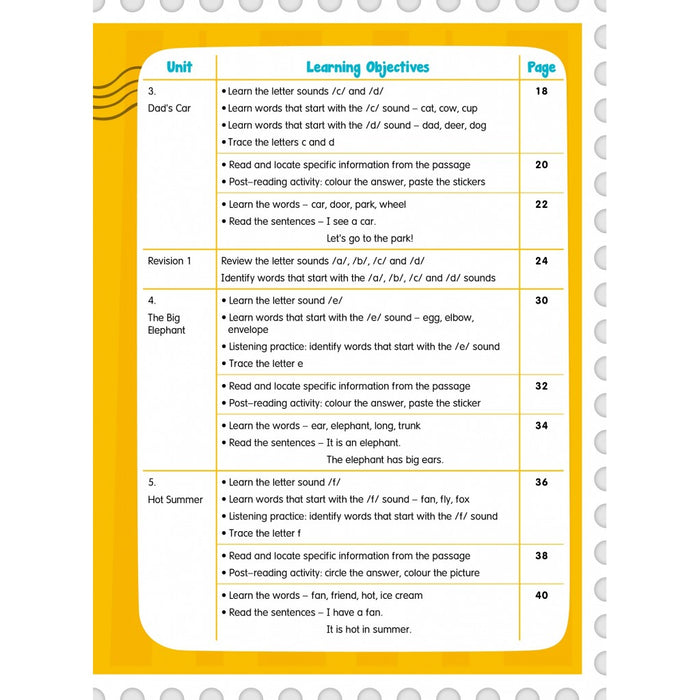 Read & Learn: Phonics and Comprehension 幼兒英語拼音及閱讀理解 (K1A)