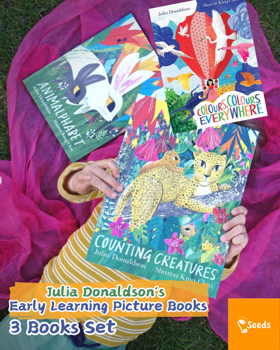 Julia Donaldson 3 Books Gift Set (Animalphabet + Counting Creatures + Colours, Colours Everywhere)
