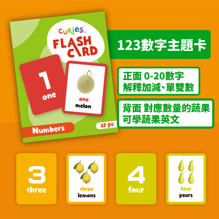 CURIOS® 英文識字卡 English Flashcard