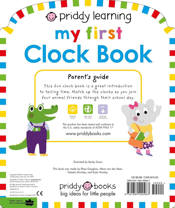 Priddy Learning: My First Clock Book