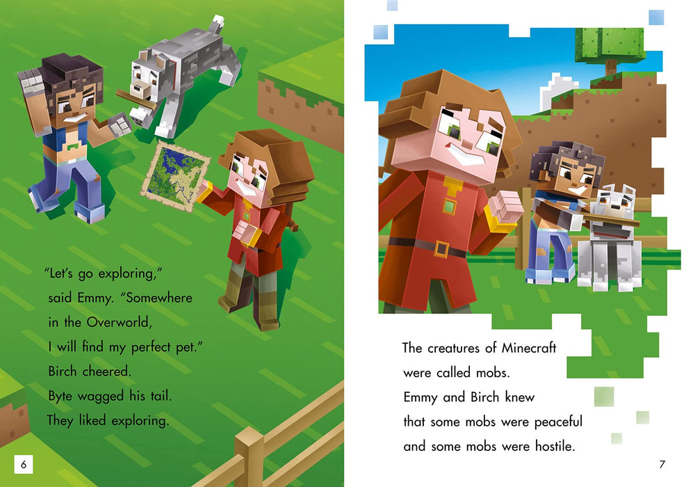 Minecraft Young Readers: Mobs in the Overworld