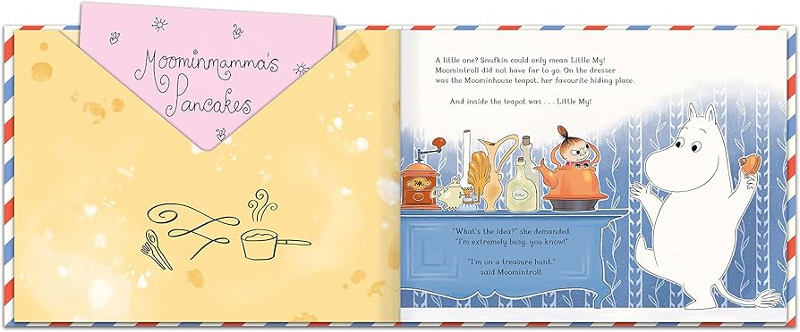 Moomin Mail : A beautiful gift book with real letters to open and read