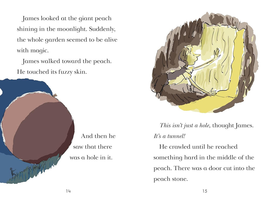 James and the Giant Peach: The Fantastic Flying Fruit (Penguin Young Readers, Level 3)
