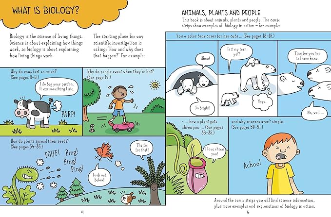 Comic Strip Science: Biology : The science of animals, plants and the human body