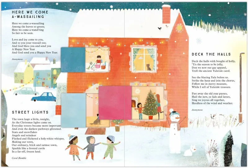 National Trust: 'Tis the Season: A Lift-the-Flap Advent Calendar Full of Christmas Poems