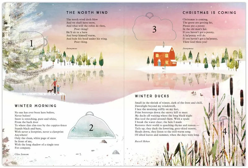 National Trust: 'Tis the Season: A Lift-the-Flap Advent Calendar Full of Christmas Poems