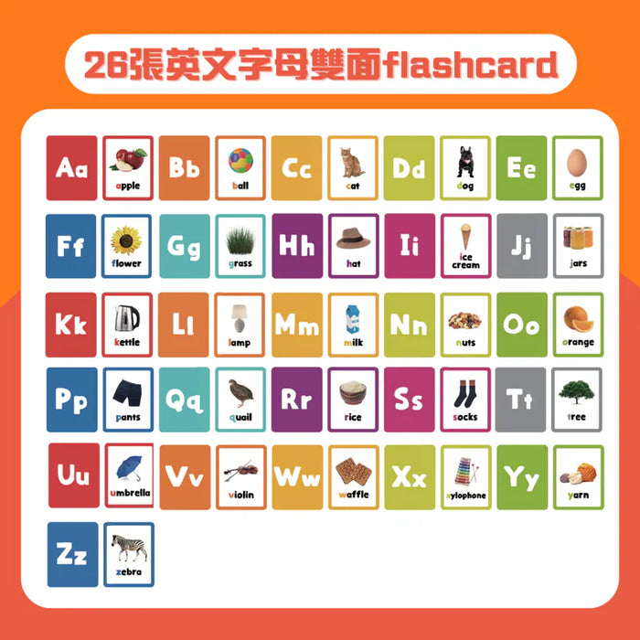 Curios®️英文ABC配對卡 - Alphabet