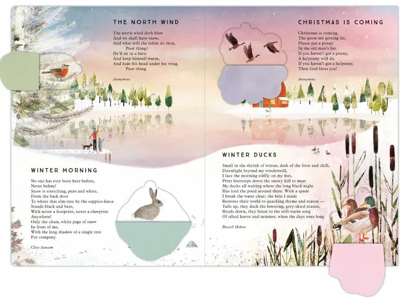 National Trust: 'Tis the Season: A Lift-the-Flap Advent Calendar Full of Christmas Poems