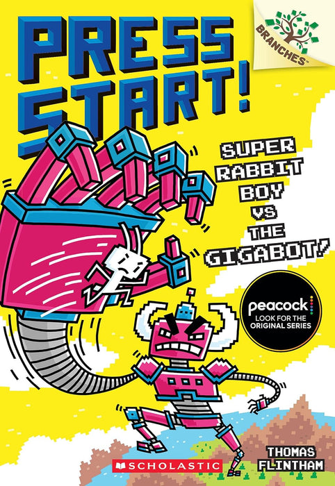 Press Start #16 Super Rabbit Boy vs. the Gigabot!