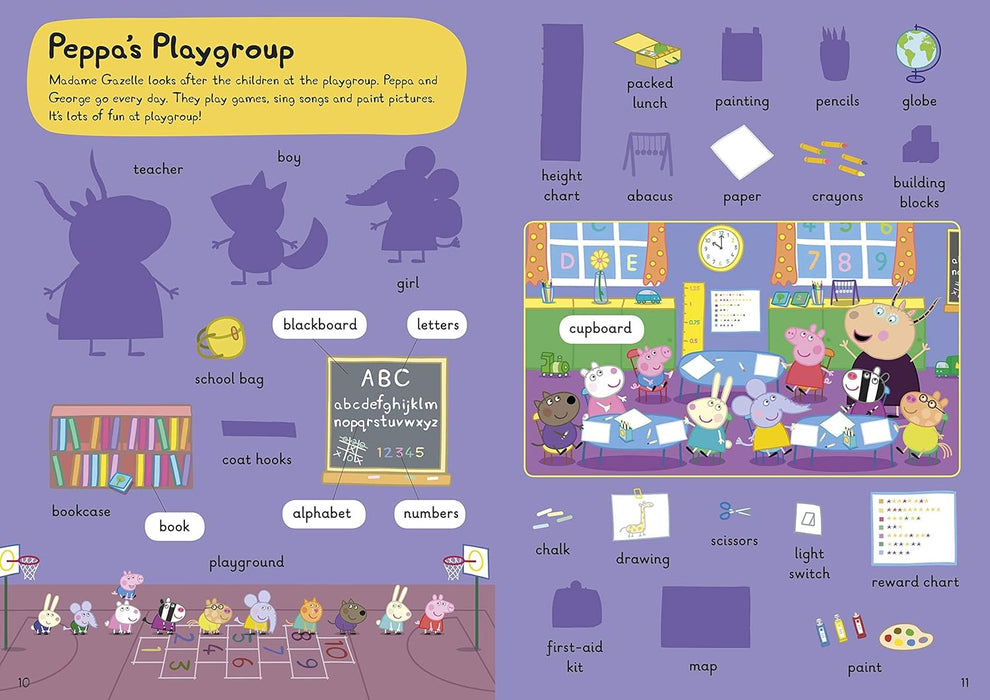 Peppa Pig: 1000 First Words Sticker Book