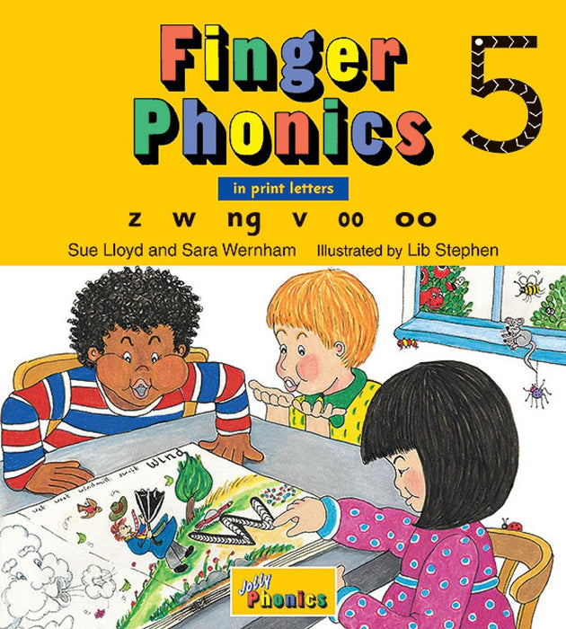 Finger Phonics Book 5 (in print letters)