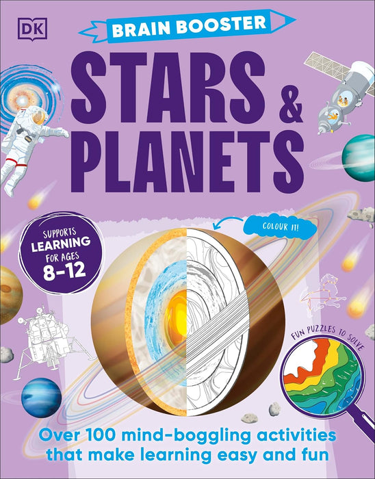 Brain Booster Stars and Planets : Over 100 Mind-Boggling Activities that Make Learning Easy and Fun