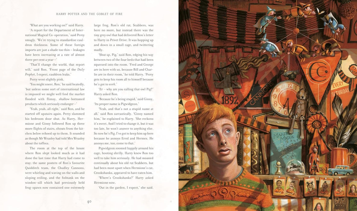 Harry Potter and the Goblet of Fire : Illustrated Edition