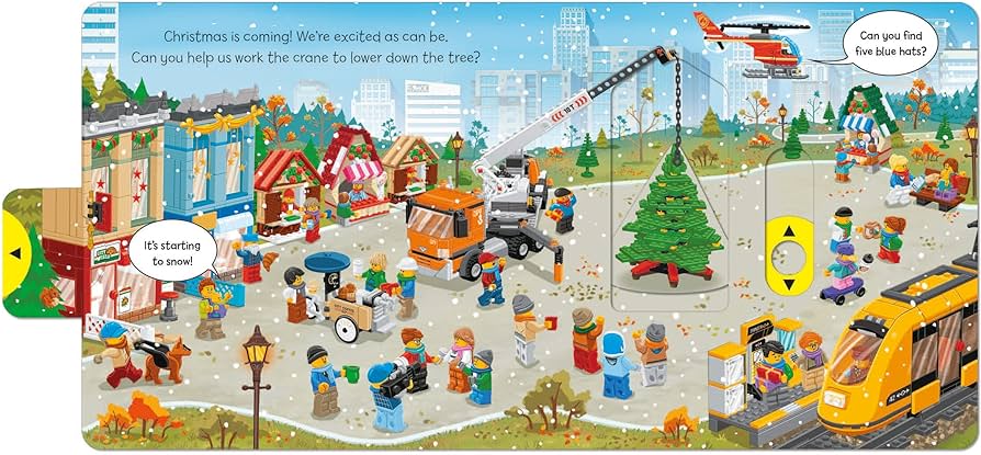 LEGO® City. Merry Christmas : A Push, Pull and Slide Book
