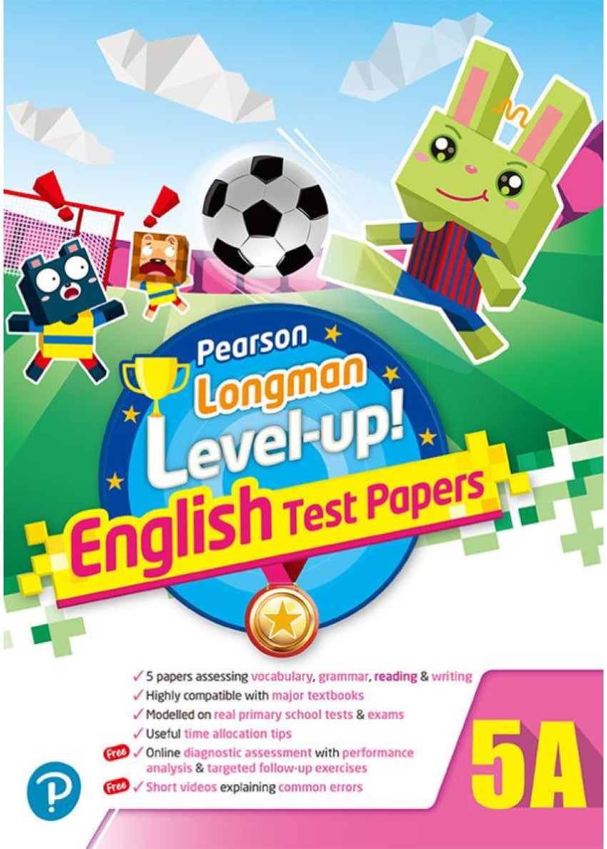 PEARSON LONGMAN LEVEL UP! ENGLISH TEST PAPERS 5A — Seeds Children's ...