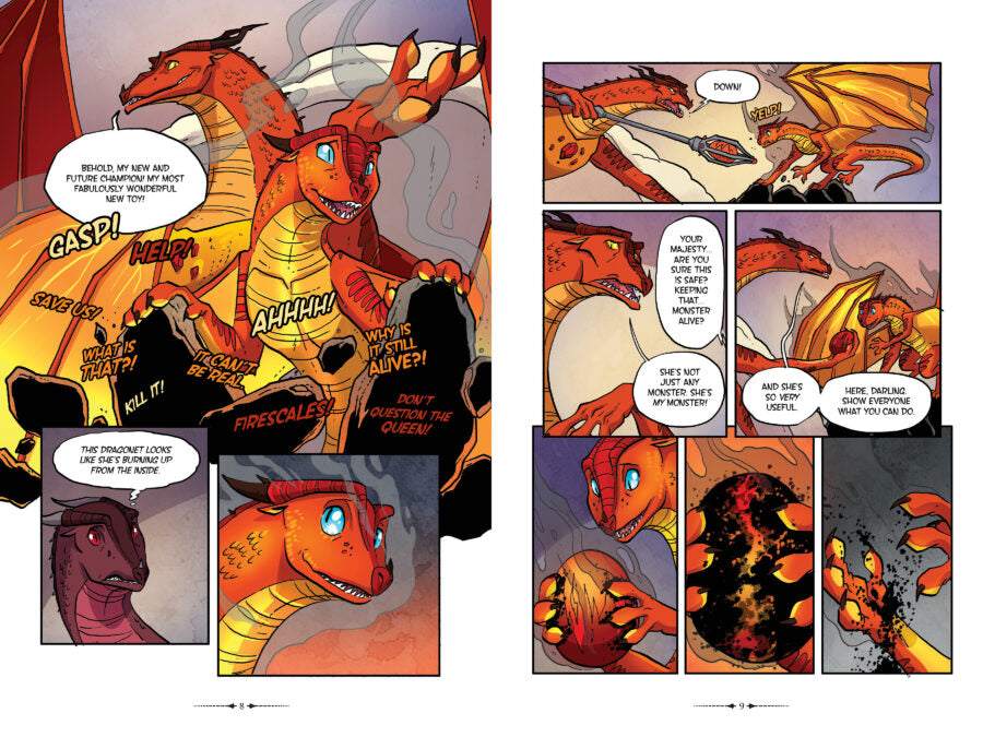 Wings of Fire Graphic Novel #8: Escaping Peril