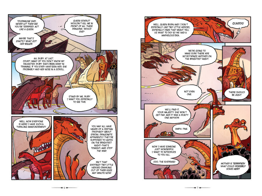Wings of Fire Graphic Novel #8: Escaping Peril