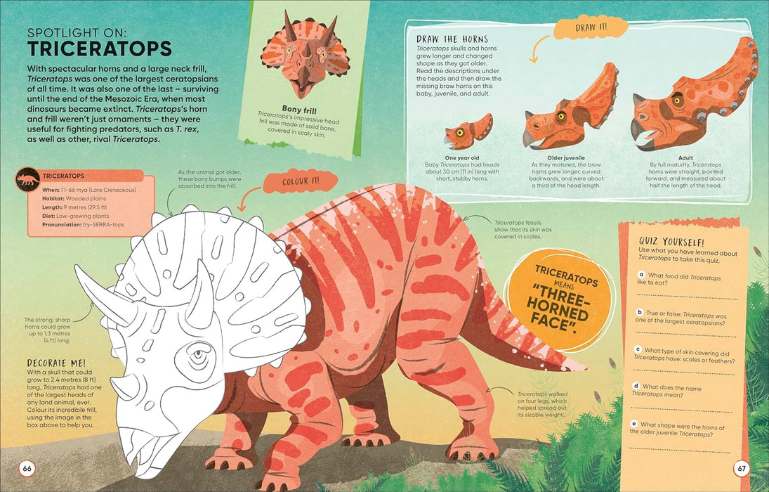 Brain Booster Dinosaurs and Other Prehistoric Creatures: Over 100 Mind-Boggling Activities that Make Learning Easy and Fun