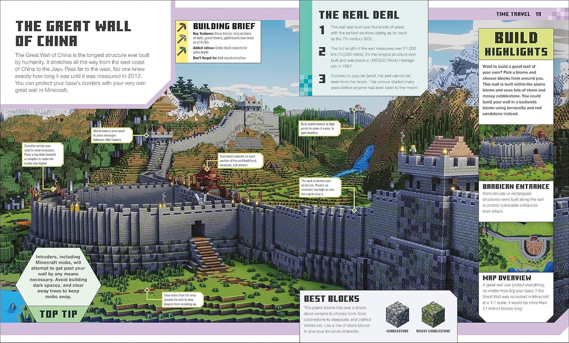 The Minecraft Ideas Book : Create the Real World in Minecraft with 70+ Awesome Builds